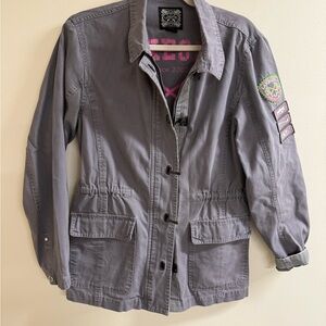 Women's Lakegirl Boating Utility Jacket in Charcoal Gray